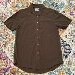 Lucky Brand Short Sleeve Button Down Shirt